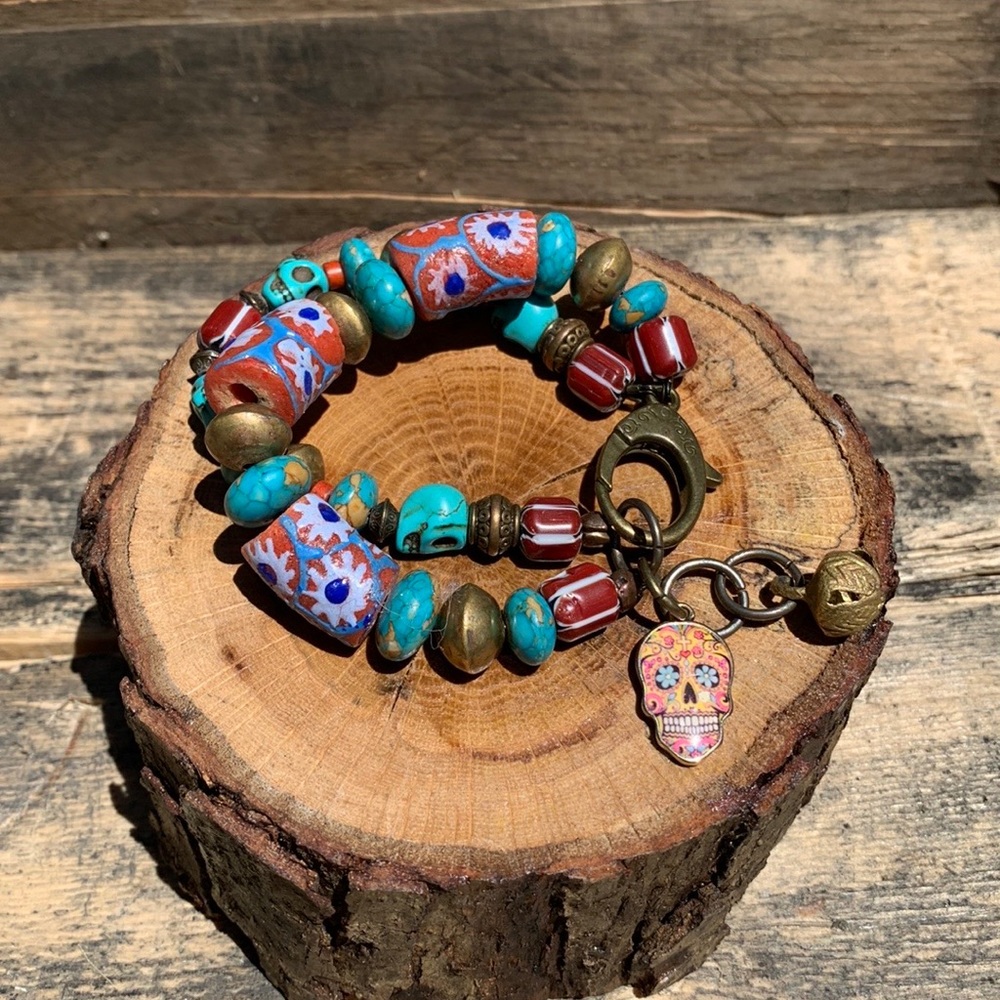 Ghana Trade Bead Bracelet